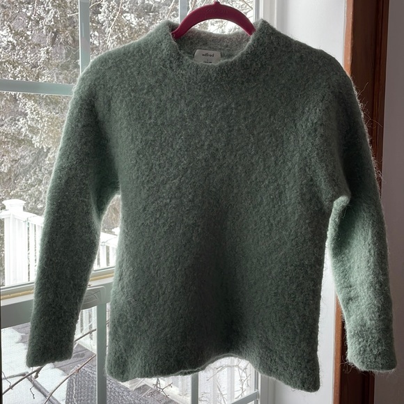Aritzia Wilfred Seissan Oversize Alpaca Sweater Size 1 - Picture 5 of 6